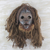 African wood mask, 'Strong Protector' - Handcrafted African Wood and Jute Mask from Ghana (image 2) thumbail