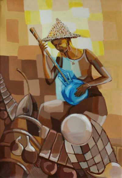 'Goje Woman' - Expressionist Painting