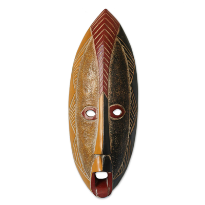 Artisan Crafted African Wood Mask