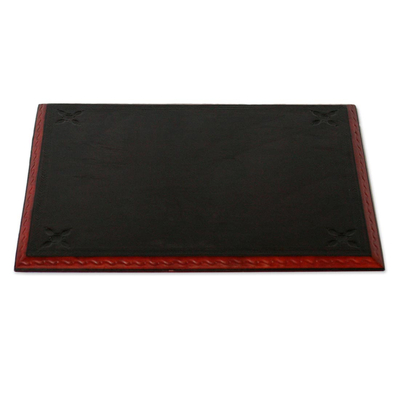 Unicef Uk Market Leather Desk Pad Message From Africa