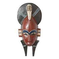 Malian wood mask, 'Senufo Monkey Mask'