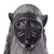 Liberian wood and jute mask, 'Monkey Antics' - Handmade Liberian Wood Mask from Africa (image 2d) thumbail