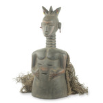 Liberia wood mask, 'Male Spiritual Healer' - Liberia wood mask