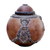 Calabash decorative box, 'Monkey Wisdoms' - Calabash decorative box thumbail