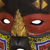 Togolese wood mask, 'Scarecrow' - Handmade Togolese Wood Mask (image 2d) thumbail