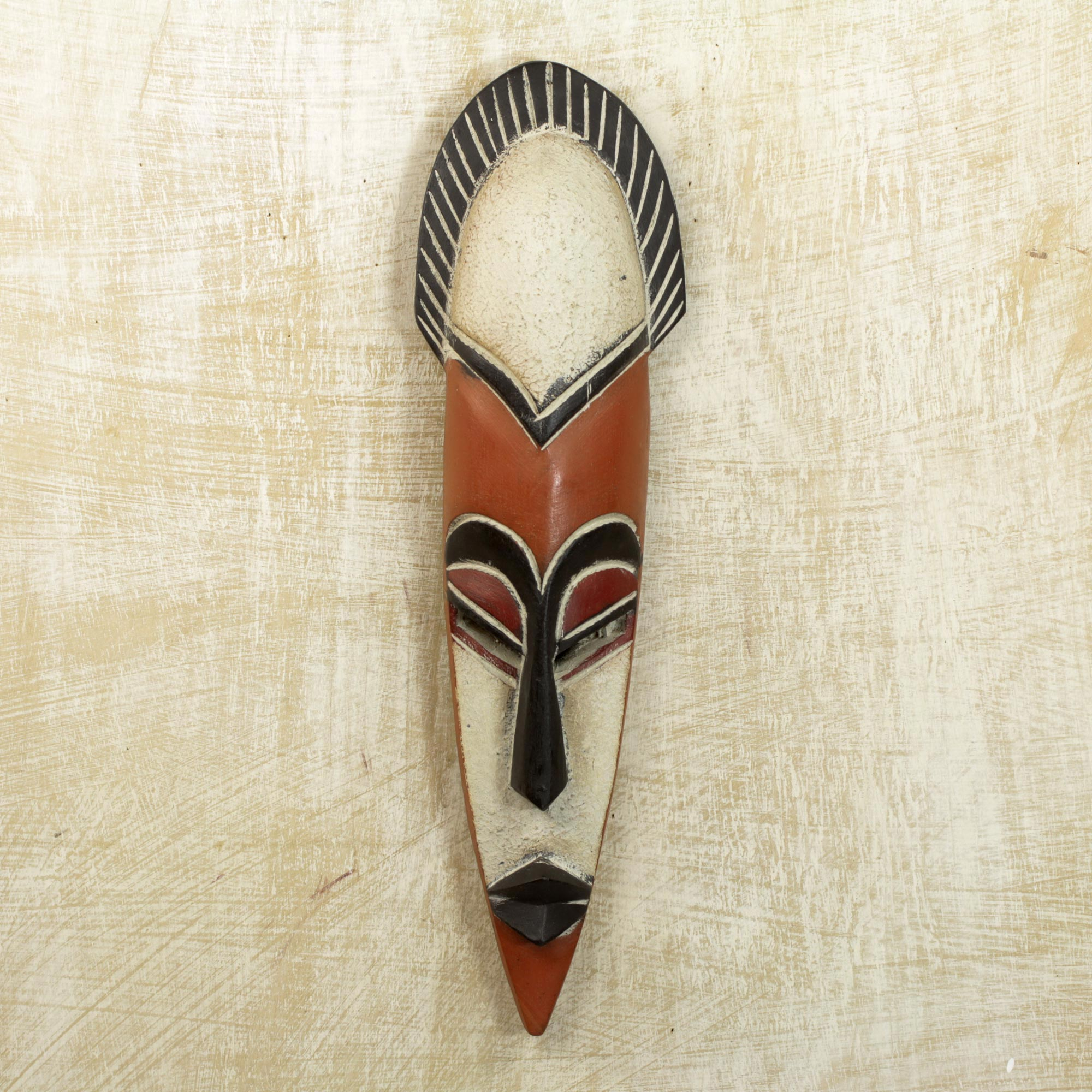 African Wood Mask - Protect the Forest | NOVICA