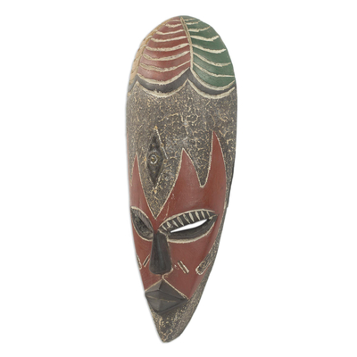 Máscara africana - Máscara de madera togolesa