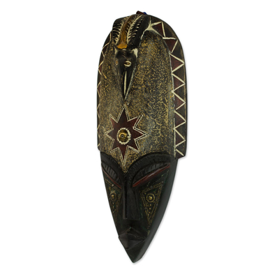 Malian wood mask - Malian Spirit of War | NOVICA