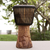Wood djembe drum, 'King of the Forest' - Handcrafted Wood Djembe Drum