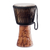 Wood djembe drum, 'King of the Forest' - Handcrafted Wood Djembe Drum (image 2a) thumbail