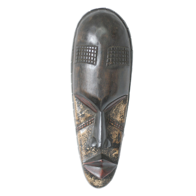 Maske aus ivorischem Holz, 'Baule Spitfire' - Maske aus ivorischem Holz