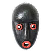 Dan wood mask, 'Boy's Initiation' - Dan Tribe Wood Mask