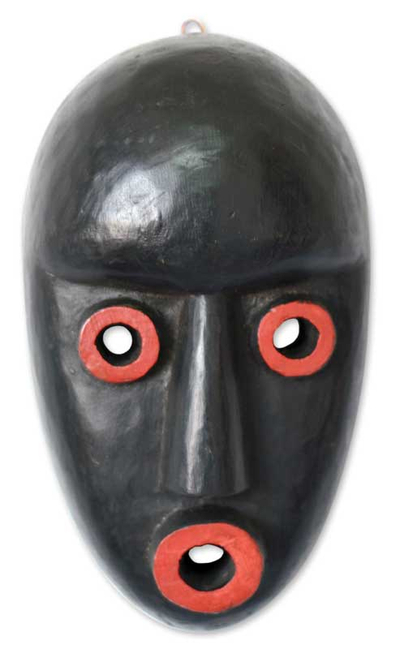 Dan wood mask, 'Boy's Initiation' - Dan Tribe Wood Mask
