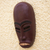 Ivoirian wood mask, 'Senufo Rainmaker' - African Sese Wood Mask