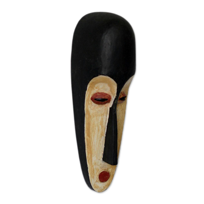 Africa Gabonese wood mask, 'Fang Forest Spirit' - Africa Gabonese wood mask