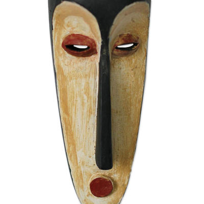 Africa Gabonese wood mask, 'Fang Forest Spirit' - Africa Gabonese wood mask
