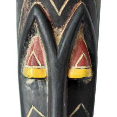 Gabonese wood African mask, 'Fang Protector' - Gabonese wood African mask
