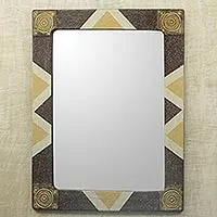 Mirror, 'African Safari' - Unique Handcrafted African Mirror