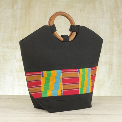Kente-Einkaufstasche aus Baumwolle - Kente-Einkaufstasche aus Baumwolle