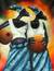 'Twin Sisters' - African Fine Art Painting