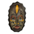 Nigerian wood mask, 'Heart of Grief' - Nigerian Wood Wall Mask thumbail
