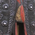 Ghanaian wood mask, 'A Man of Wealth' - African wood mask