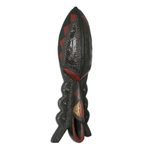 Ghanaian wood mask, 'A Man of Wealth' - African wood mask