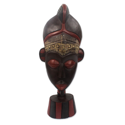 Máscara de madera de África - Máscara de madera tallada a mano
