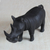 Wood sculpture, 'Black Rhino' - Handcrafted Wood Sculpture thumbail