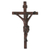 Mahogany wall sculpture, 'Crucifix' - Religious Wood Wall Cross thumbail