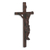 Mahogany wall sculpture, 'Crucifix' - Religious Wood Wall Cross (image 2b) thumbail