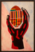 Arte de pared de tela kente - Collage de pared de tela kente africana