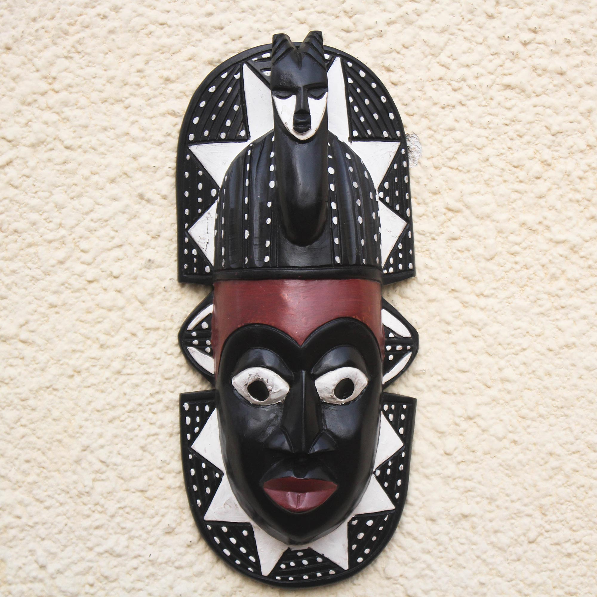 African wood mask - Harvest Festival | NOVICA