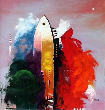 'Focus I' (2010) - Pintura expresionista abstracta