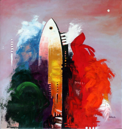 'Focus I' (2010) - Pintura expresionista abstracta