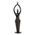 Wood sculpture, 'African Woman Loves Life' - Wood sculpture thumbail