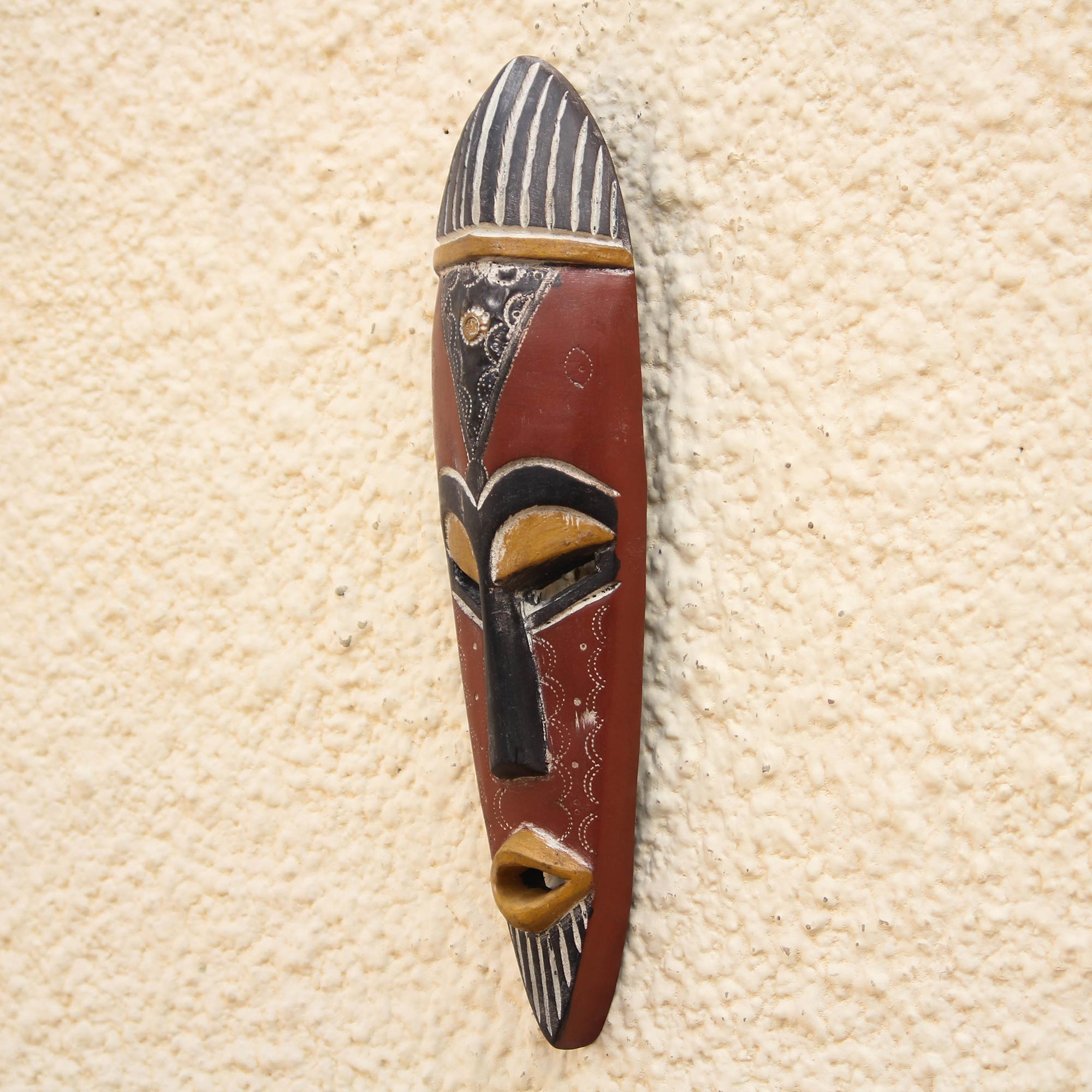 Wood Mask from Africa - Honesty | NOVICA