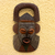 Ghanaian wood mask, 'Osudum Chief Priest' - Hand Crafted African Wood Mask (image 2) thumbail