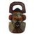 Ghanaian wood mask, 'Osudum Chief Priest' - Hand Crafted African Wood Mask thumbail