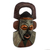 Ghanaian wood mask, 'Osudum Chief Priest' - Hand Crafted African Wood Mask (image 2c) thumbail