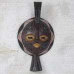 African wood mask, 'Valiant Woman'