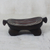 Wood figurine, 'African Pillow Throne' - African Wood Sculpture (image 2) thumbail