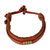 Men's leather wristband bracelet, 'Stand Together in Tan' - Men's African Leather Wristband Bracelet (image 2d) thumbail