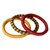 Bangle bracelets, 'Joy' (set of 3) - Hand Made Bangle Bracelets from Africa (Set of 3) (image 2a) thumbail