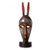 African wood mask, 'Boli Protection' - African wood mask