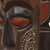 Nigerian wood mask, 'A Great King' - Nigerian Wood Wall Mask (image 2d) thumbail