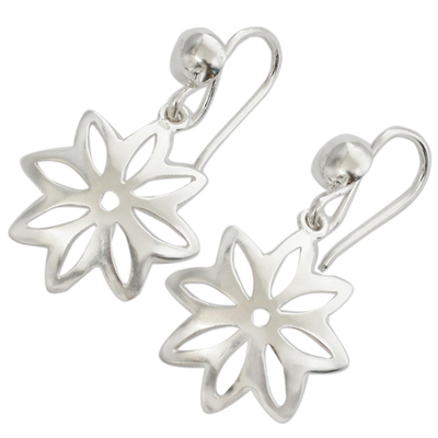 Sterling silver dangle earrings, 'Stars of Hope' - Sterling Silver Dangle Earrings