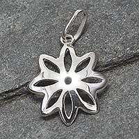 Sterling silver pendant, Hopeful Star