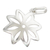 Sterling silver pendant, 'Hopeful Star' - Floral Sterling Silver Pendant (image 2b) thumbail