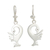 Sterling silver dangle earrings, 'Back to My Roots' - Sterling Silver Dangle Earrings thumbail
